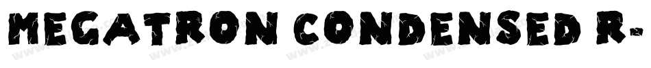 Megatron Condensed R字体转换